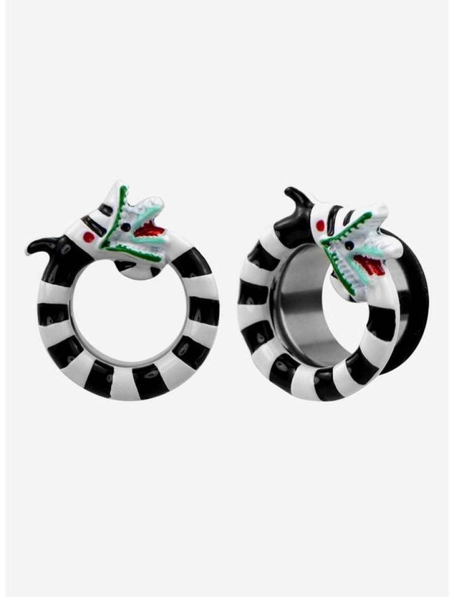 Accessories * | Brand New Steel Beetlejuice Plug 2 Pack Multi