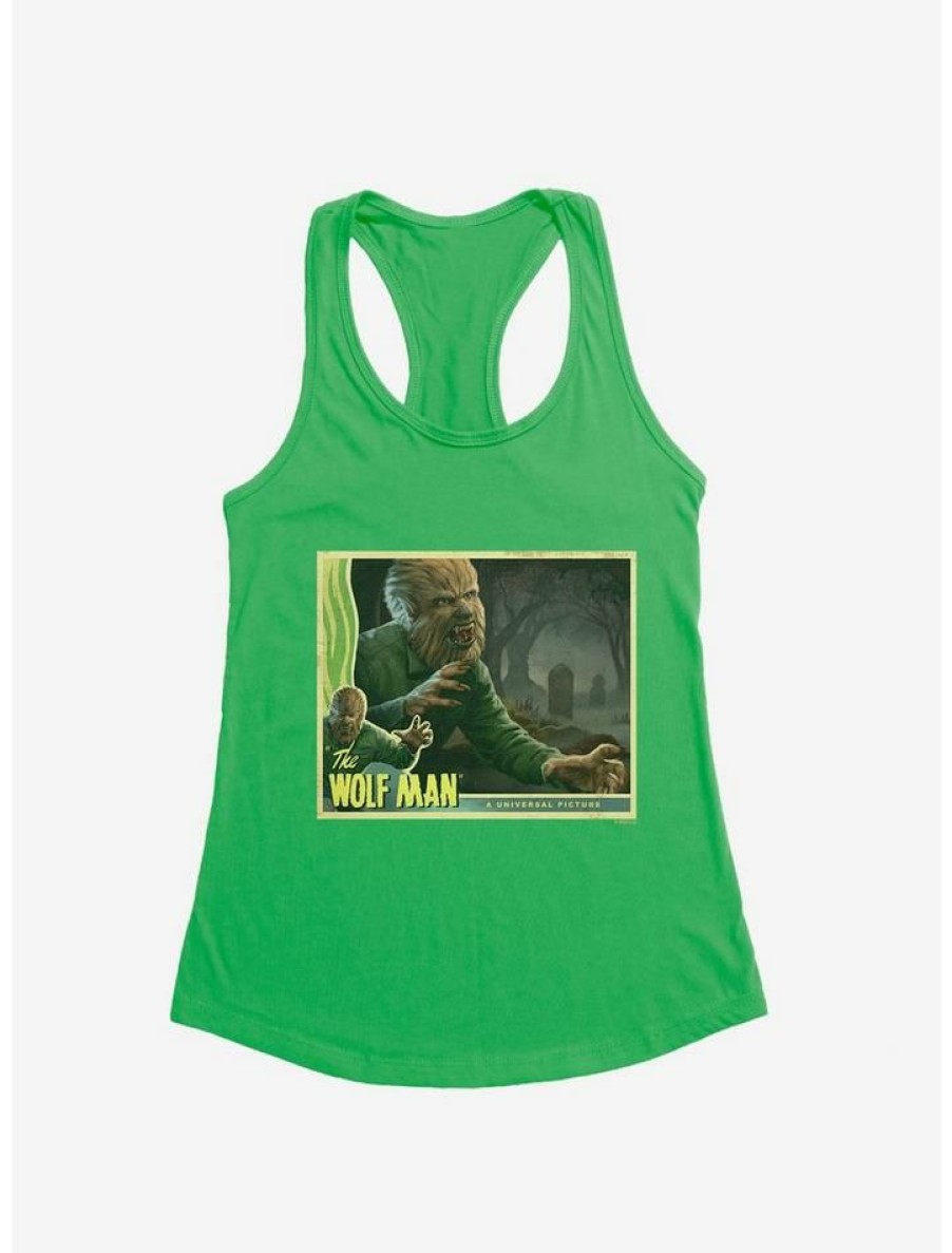 Girls * | Hot Sale The Wolf Man Movie Poster Girls Tank