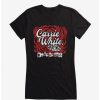 Tees * | Best Reviews Of Carrie 1976 Prom Crown Girls T-Shirt Black