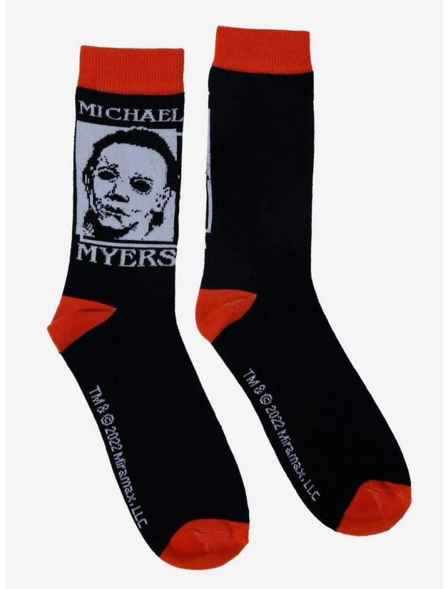 Girls * | Promo Halloween: The Curse Of Michael Myers Panel Crew Socks