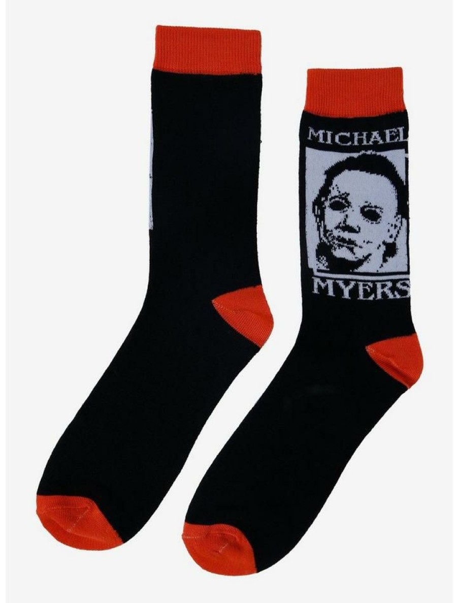 Girls * | Promo Halloween: The Curse Of Michael Myers Panel Crew Socks