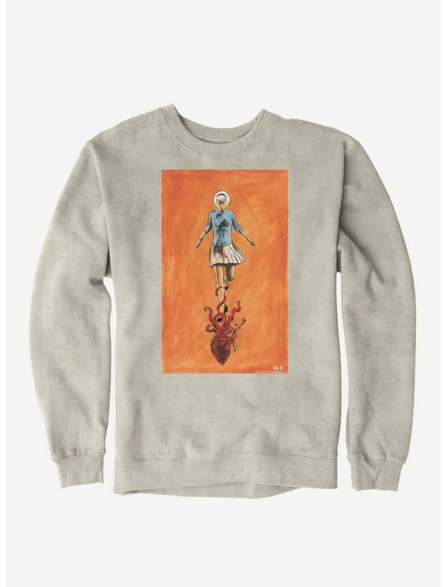 Guys * | Flash Sale Archie Comics Chilling Adventures Of Sabrina Heart Tentacles Sweatshirt