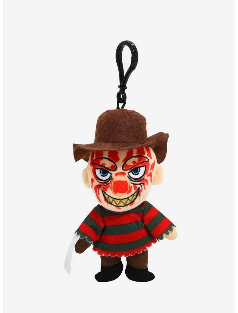 Accessories * | Flash Sale A Nightmare On Elm Street Freddy Krueger Plush Key Chain