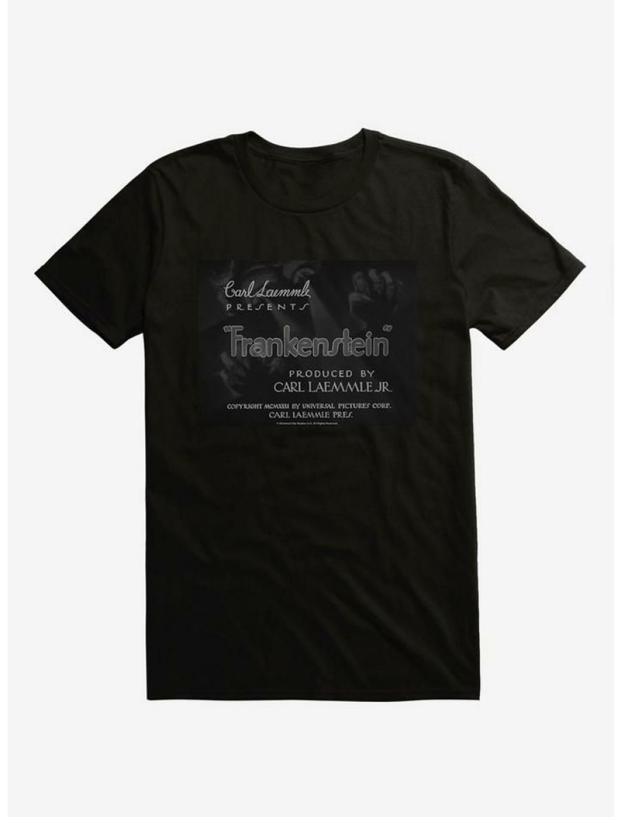 Guys * | Wholesale Frankenstein Title Card T-Shirt