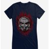 Tees * | Best Reviews Of Chucky Face Flame Girls T-Shirt