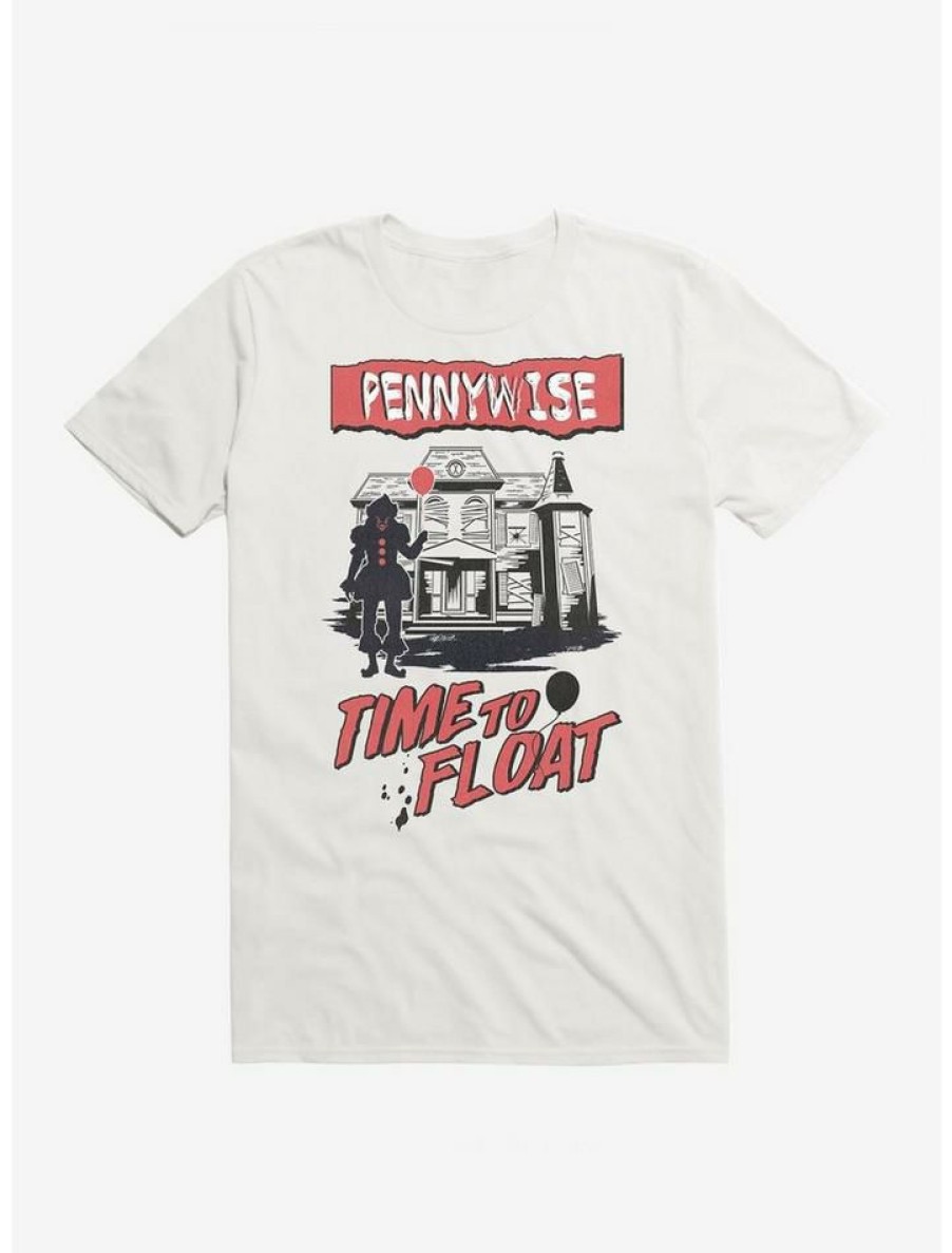 Tees * | Cheapest It Chapter 2 Time To Float T-Shirt White