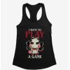 Girls * | Hot Sale Saw I Want To Play A Game Girls Tank Black