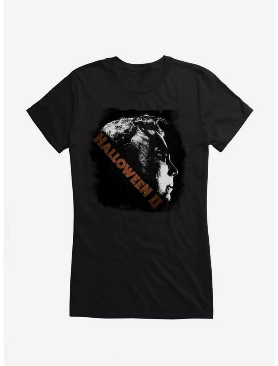 Tees * | Outlet Halloween Ii Michael Myers Vignette Girls T-Shirt Black