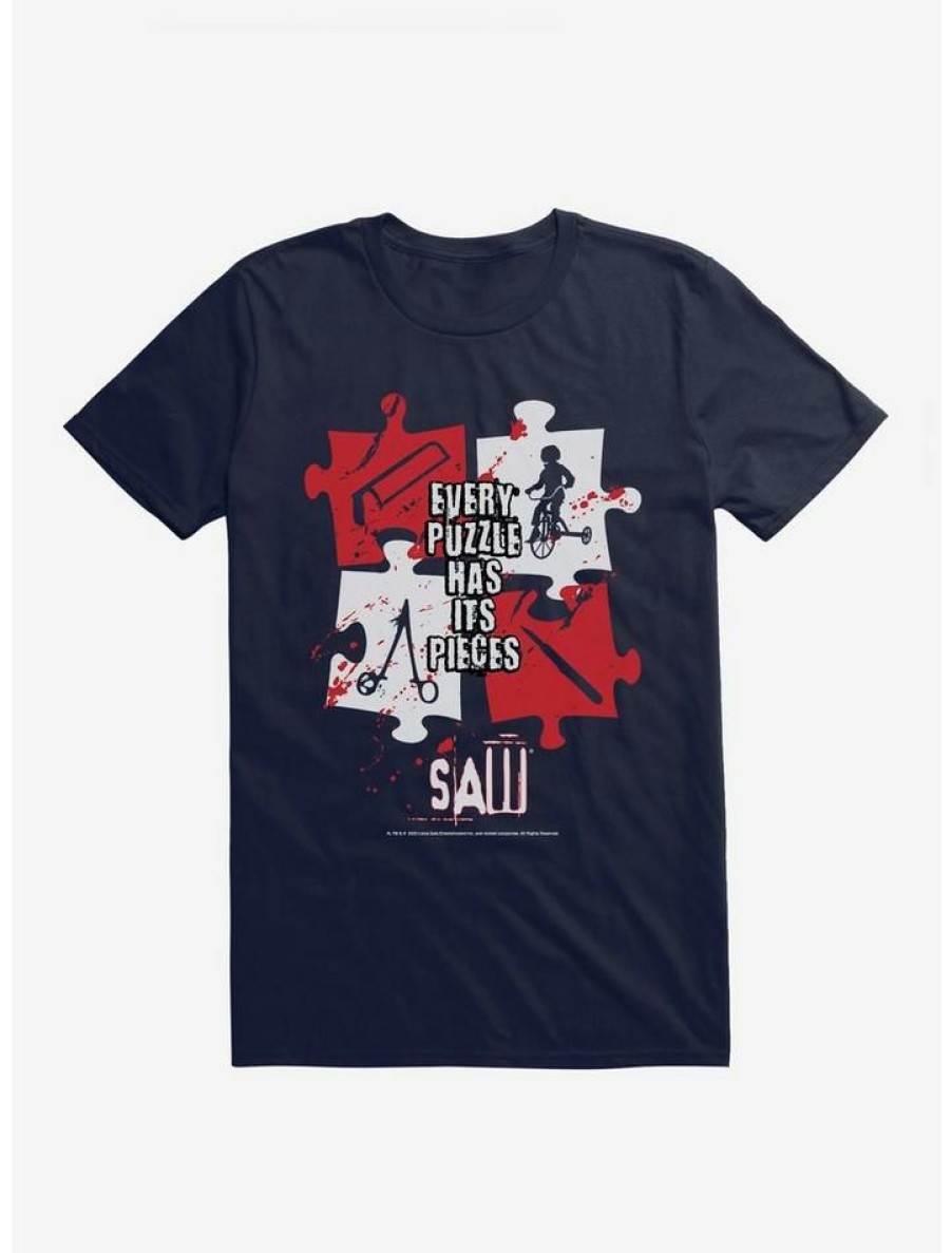 Guys * | Hot Sale Saw Puzzle Pieces T-Shirt