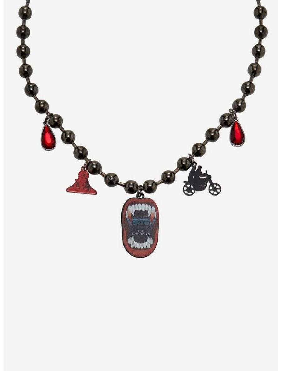 Accessories * | Best Sale The Lost Boys Icon Ball Chain Necklace