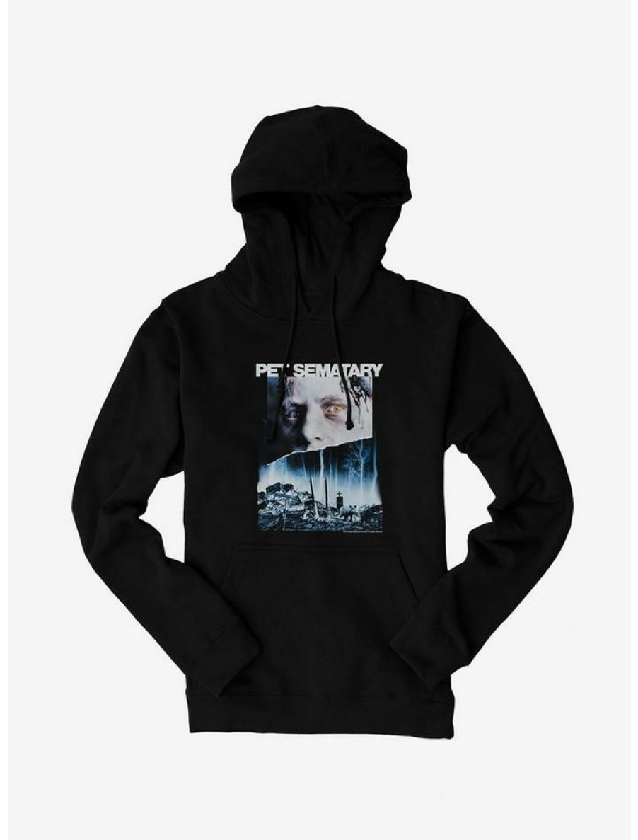 Guys * | Cheapest Pet Sematary Movie Poster Hoodie Black