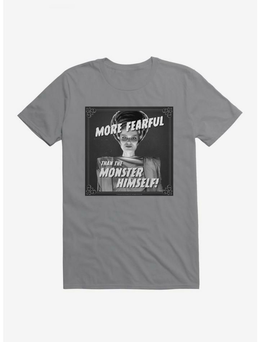 Guys * | Wholesale Universal Monsters Bride Of Frankenstein More Fearful T-Shirt