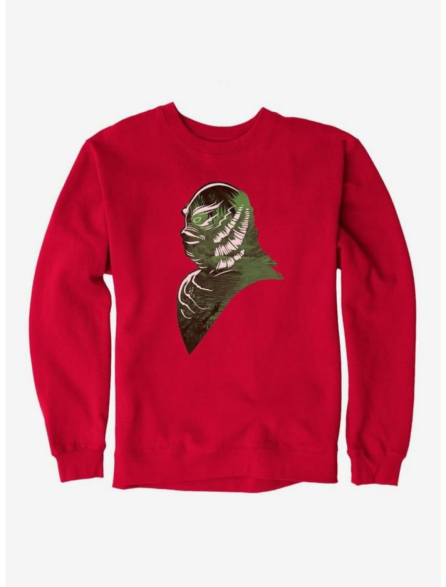 Guys * | Deals Universal Monsters The Creature From The Lagoon Amazon Profile Sweatshirt