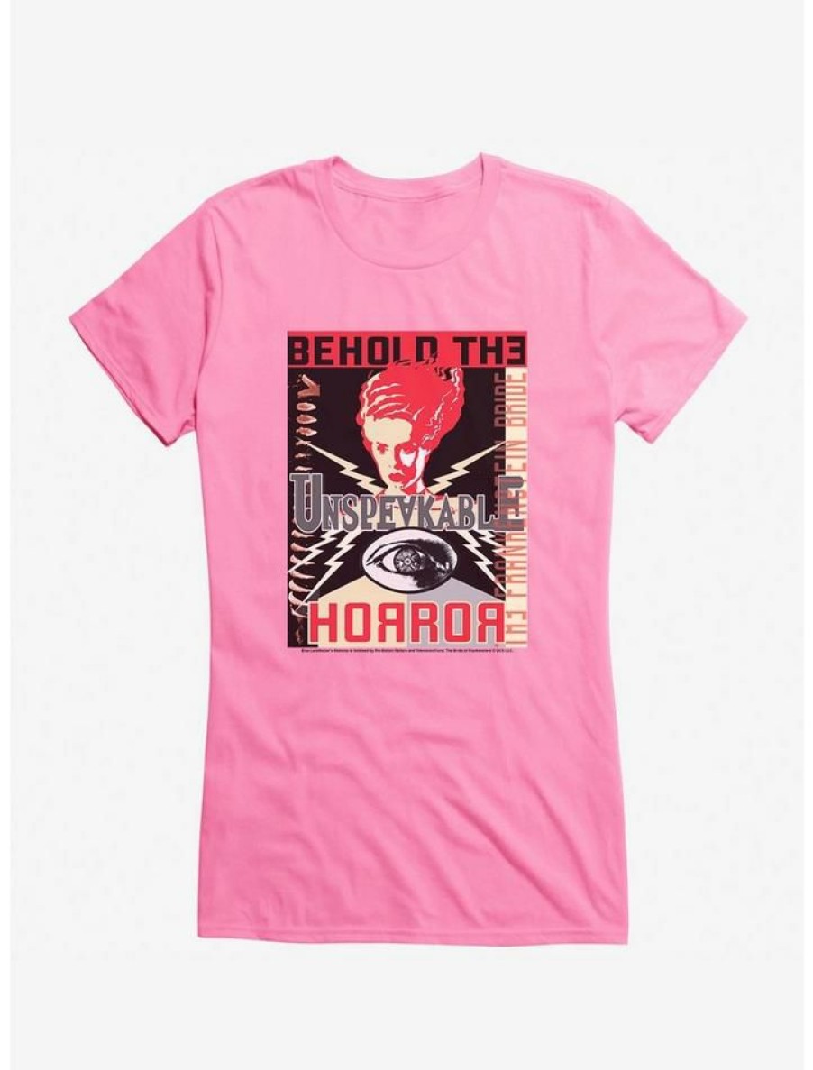 Tees * | Best Pirce The Bride Of Frankenstein Unspeakable Horror Girls T-Shirt