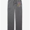 Guys * | Outlet Jim Henson'S Fraggle Rock Fraggle Rock 83 Pajama Pants Graphite Heather