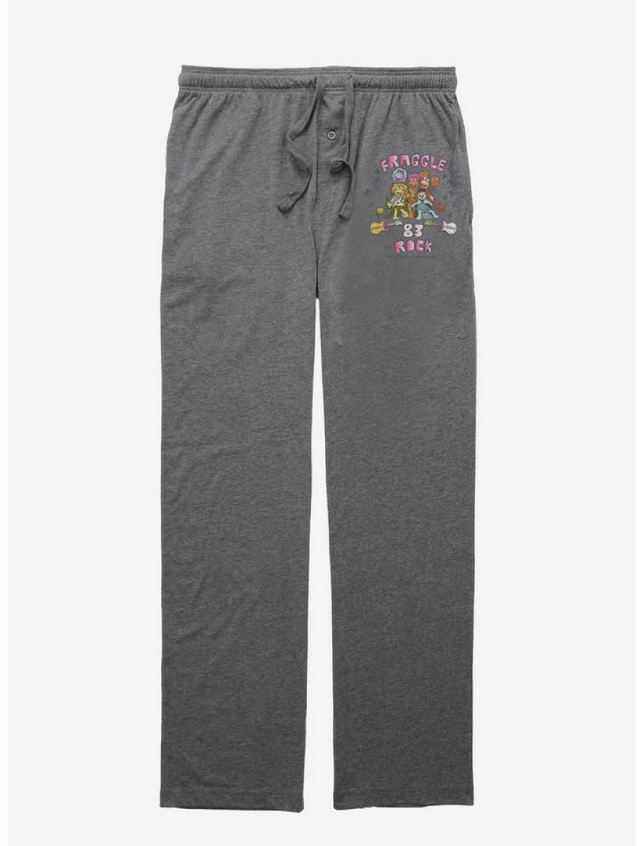 Guys * | Outlet Jim Henson'S Fraggle Rock Fraggle Rock 83 Pajama Pants Graphite Heather