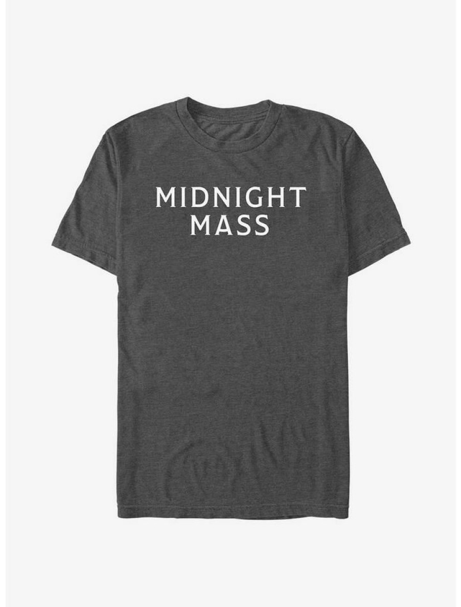 Guys * | Deals Midnight Mass Logo T-Shirt Char Htr