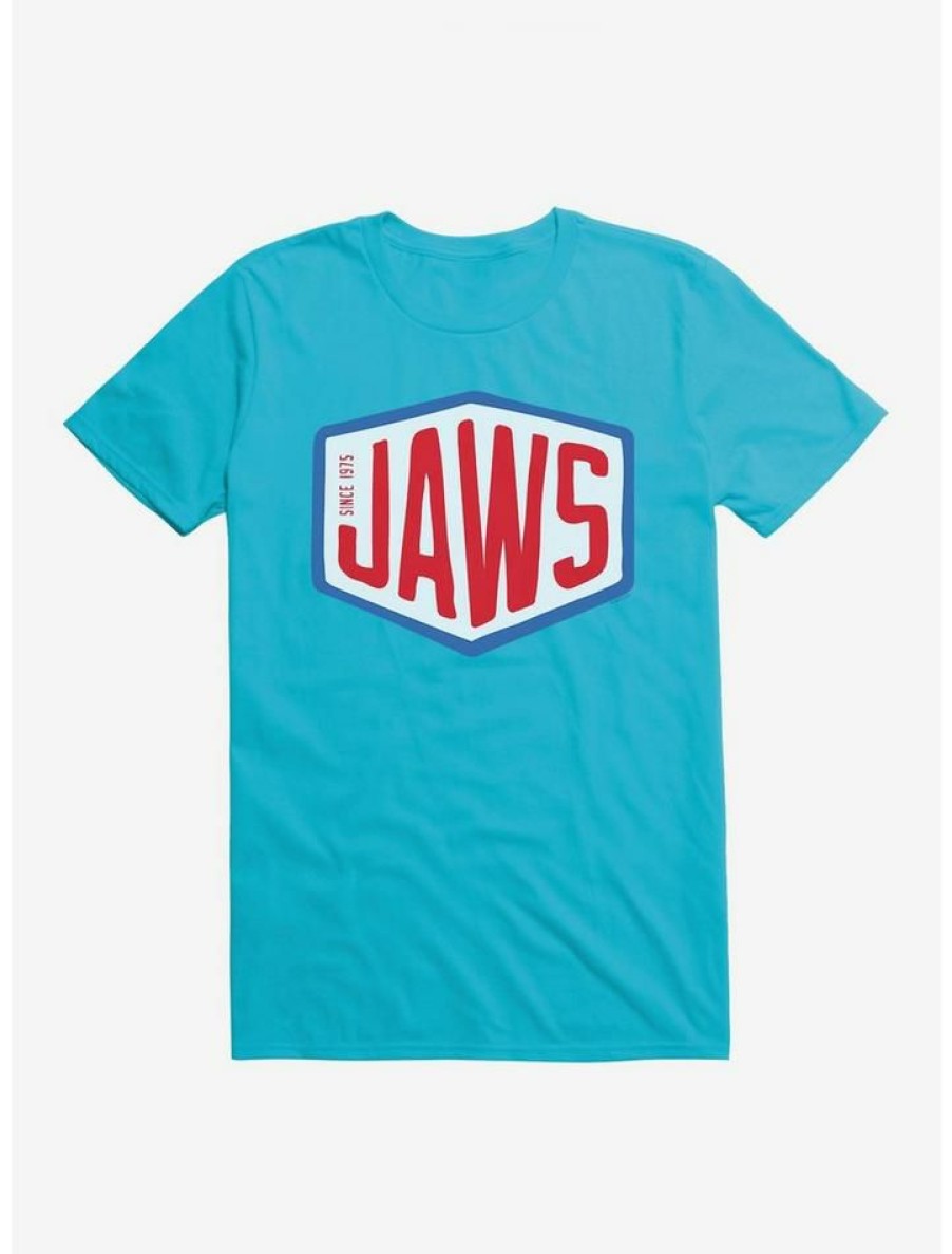 Guys * | Best Deal Jaws Font Logo T-Shirt