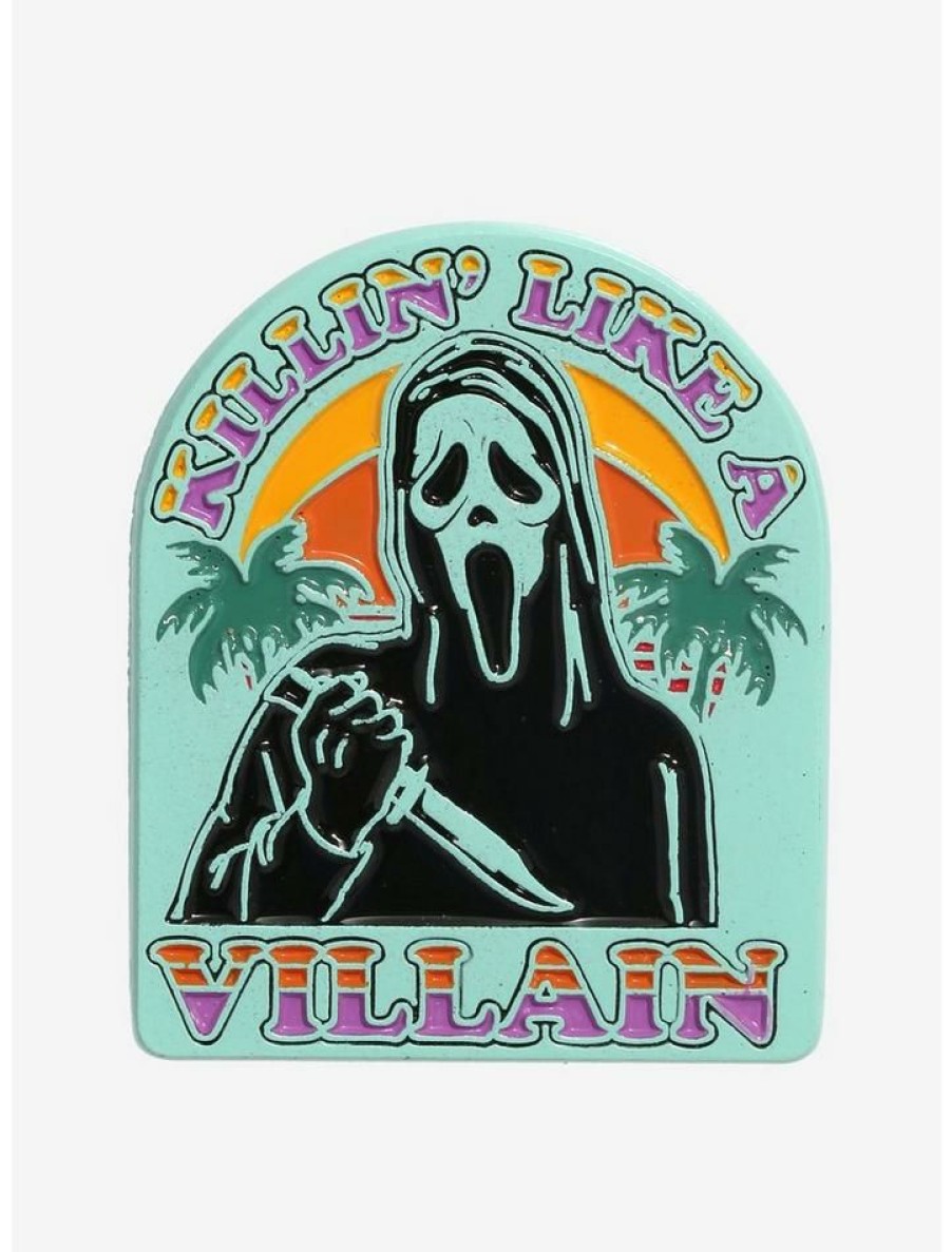 Accessories * | Deals Scream Ghost Face Killin' Villain Enamel Pin