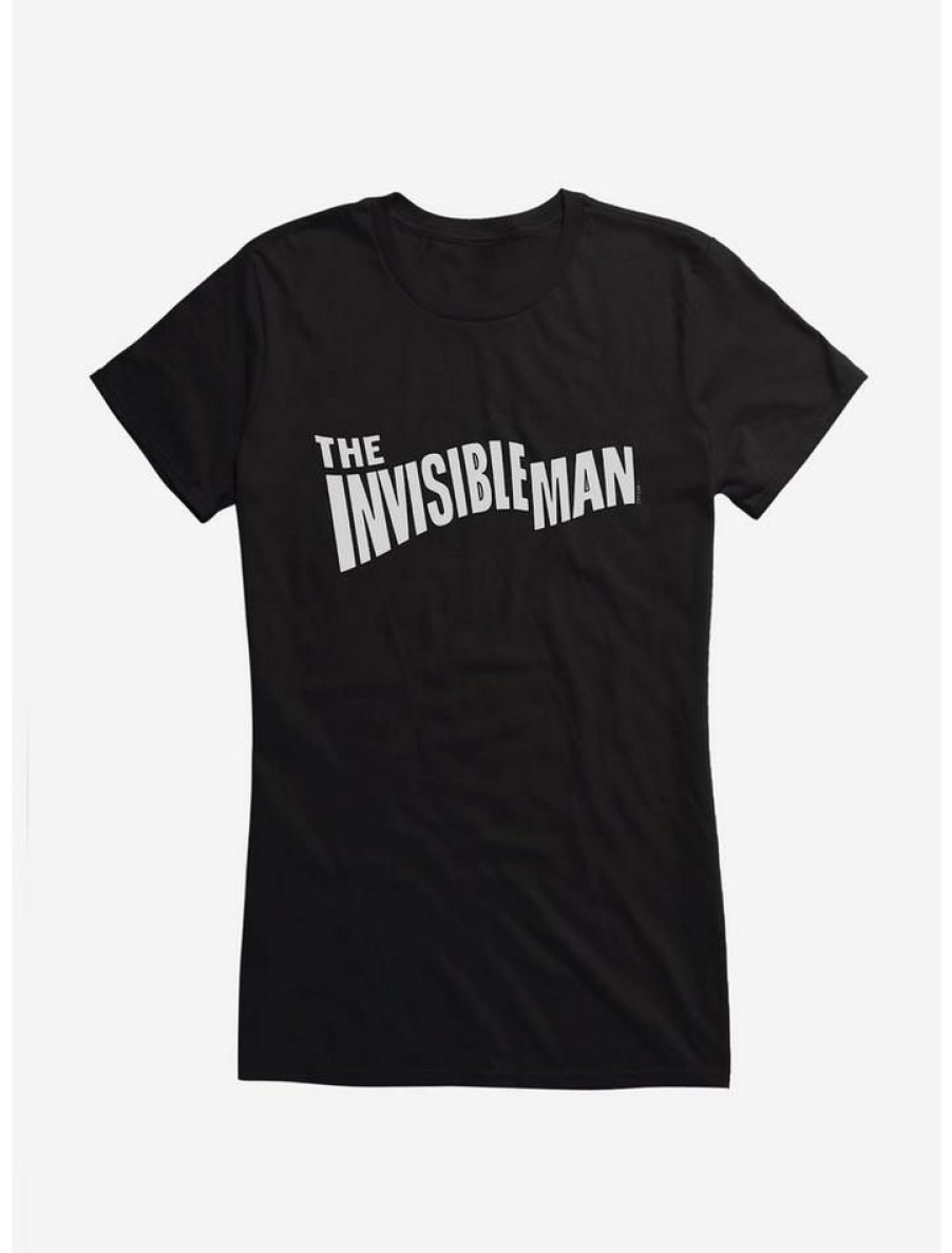 Tees * | Best Pirce The Invisible Man Classic Font Girls T-Shirt