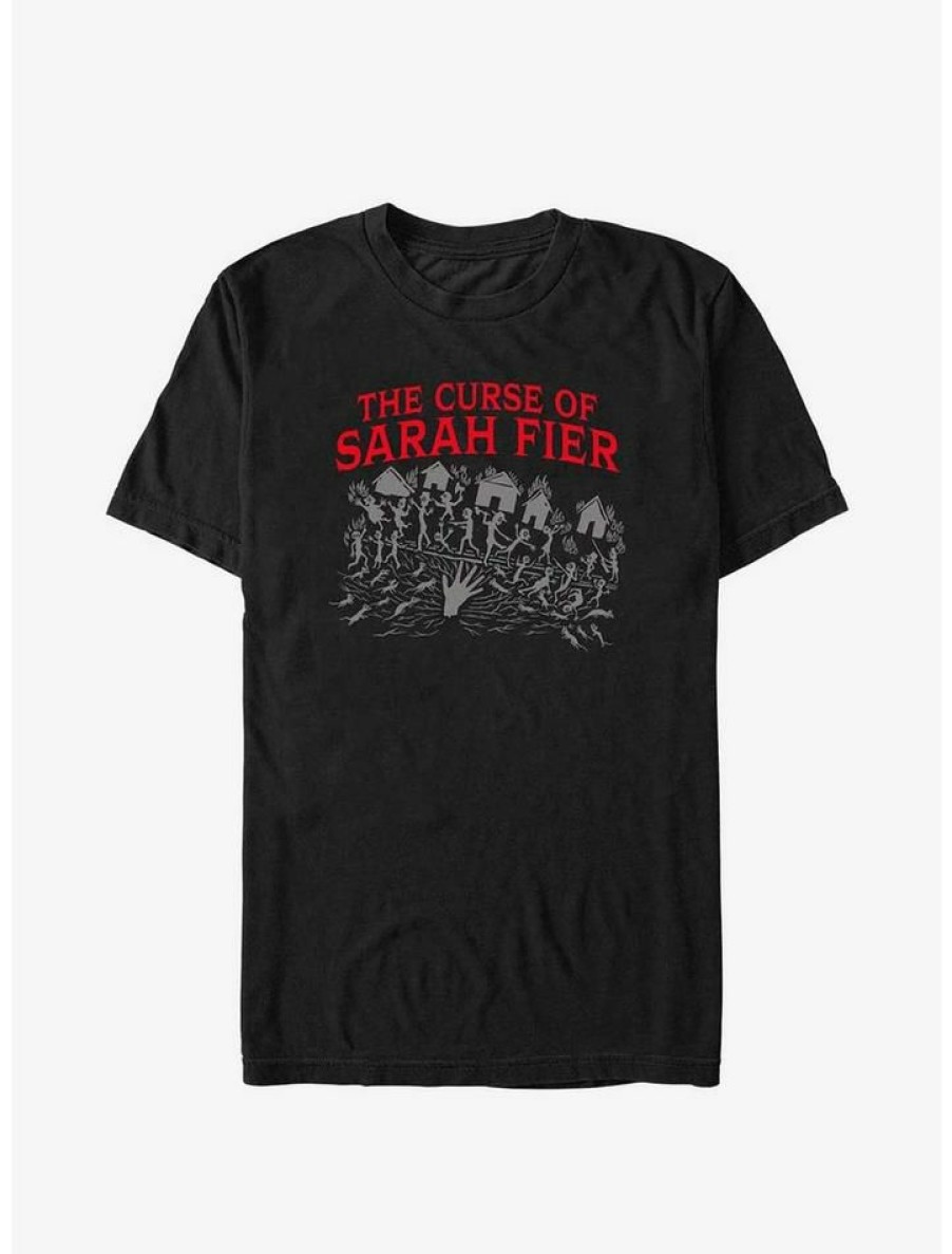 Guys * | Flash Sale Fear Street The Curse Of Sarah Fier T-Shirt Black