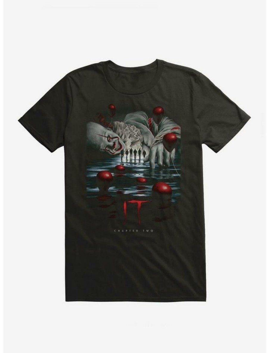 Tees * | Discount It Chapter 2 Movie Poster T-Shirt Black