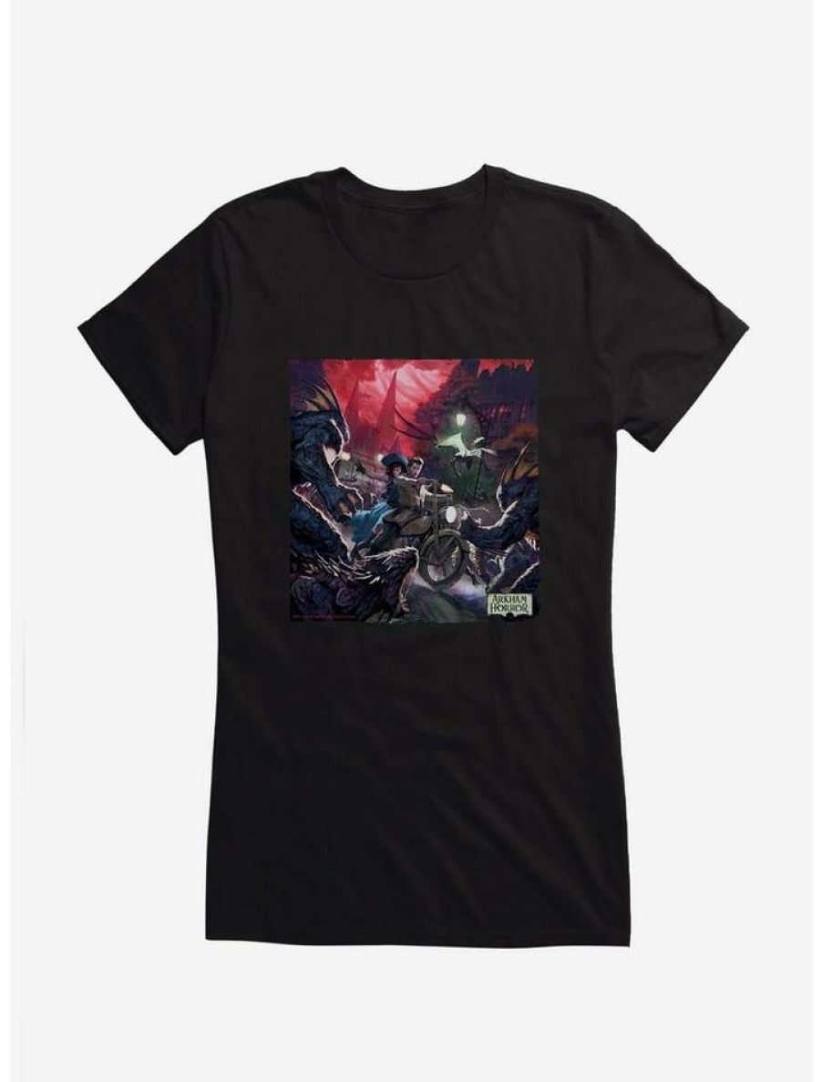 Tees * | New Arkham Horror Narrow Escape Girls T-Shirt