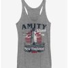 Girls * | Best Reviews Of Amity Island Tourist Lighthouse Girls Tank Gray Htr