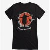 Tees * | Best Sale Jeepers Creepers Scarecrow Moon Girls T-Shirt Black