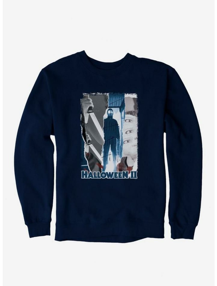 Guys * | Best Sale Halloween Michael Myers Slasher Panels Sweatshirt