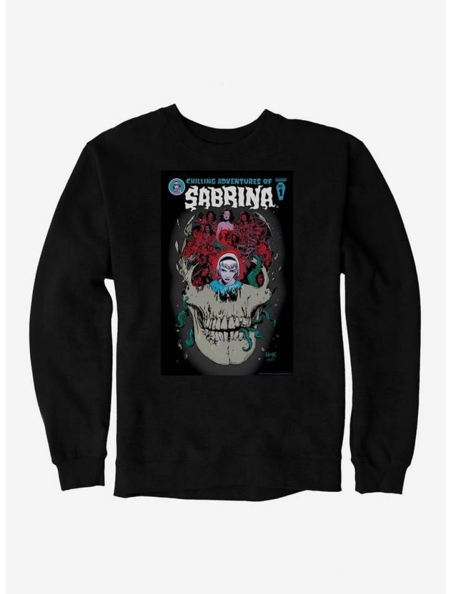 Guys * | Wholesale Archie Comics Chilling Adventures Of Sabrina Poster Sweatshirt