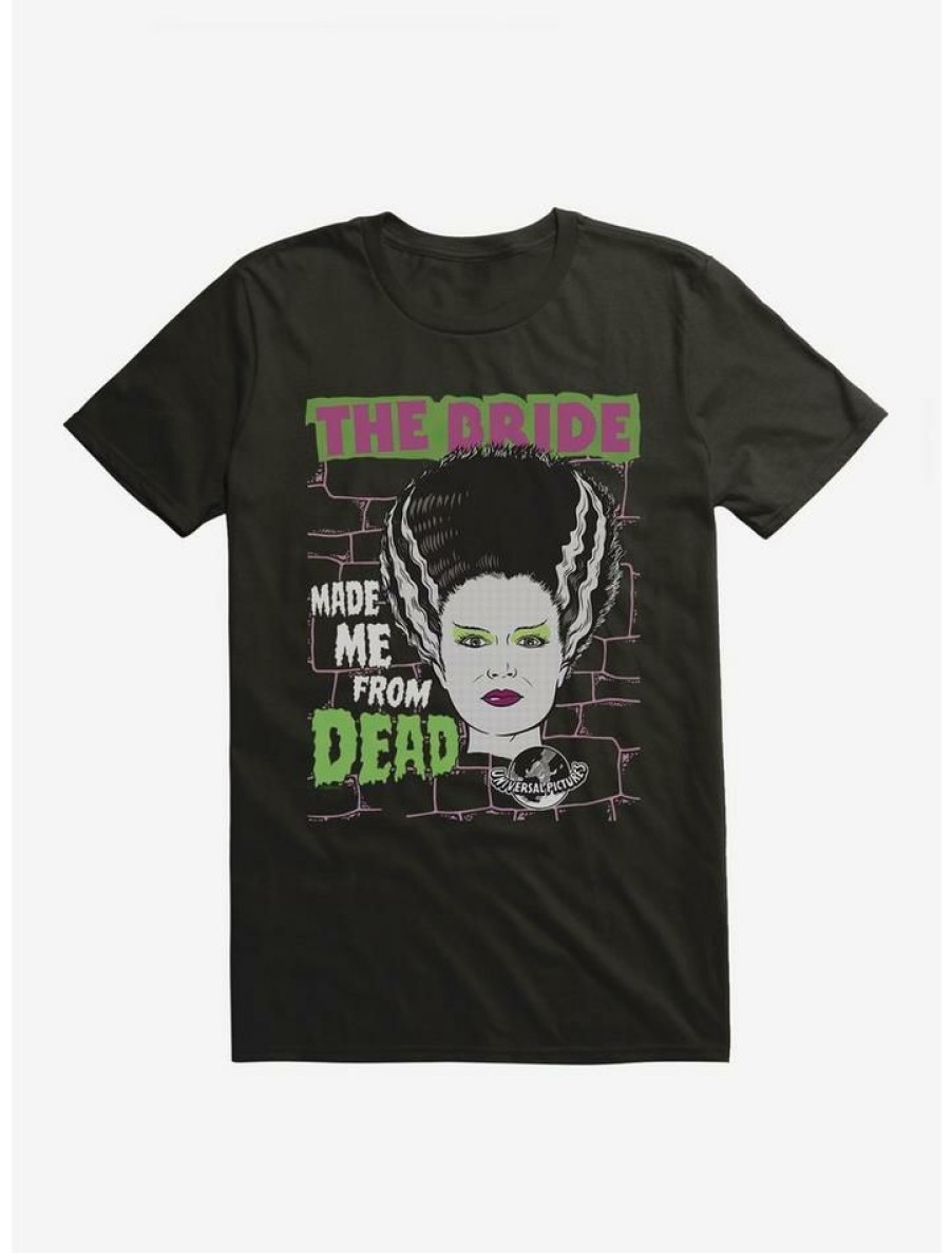 Guys * | Outlet Universal Monsters Bride Of Frankenstein Made Me T-Shirt