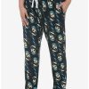 Plus * | Outlet Scream Ghost Face Allover Print Pajama Pants Plus Size Multi