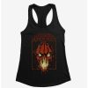 Girls * | Cheapest Halloween Horror Nights Pumpkin Face Girls Tank Black