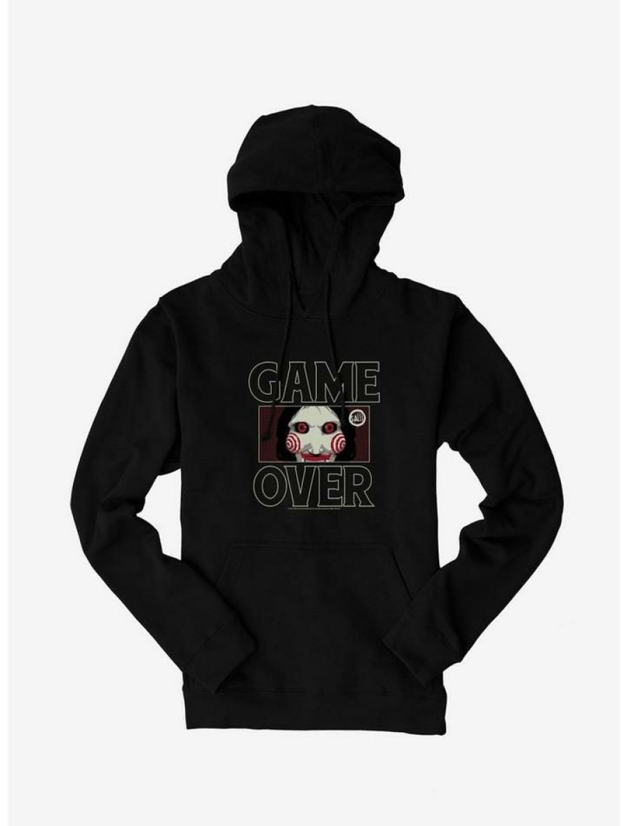 Guys * | Best Reviews Of Saw Game Over Hoodie Black