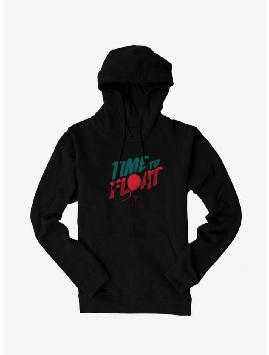 Guys * | Best Reviews Of It Chapter 2 Time To Float Hoodie Black