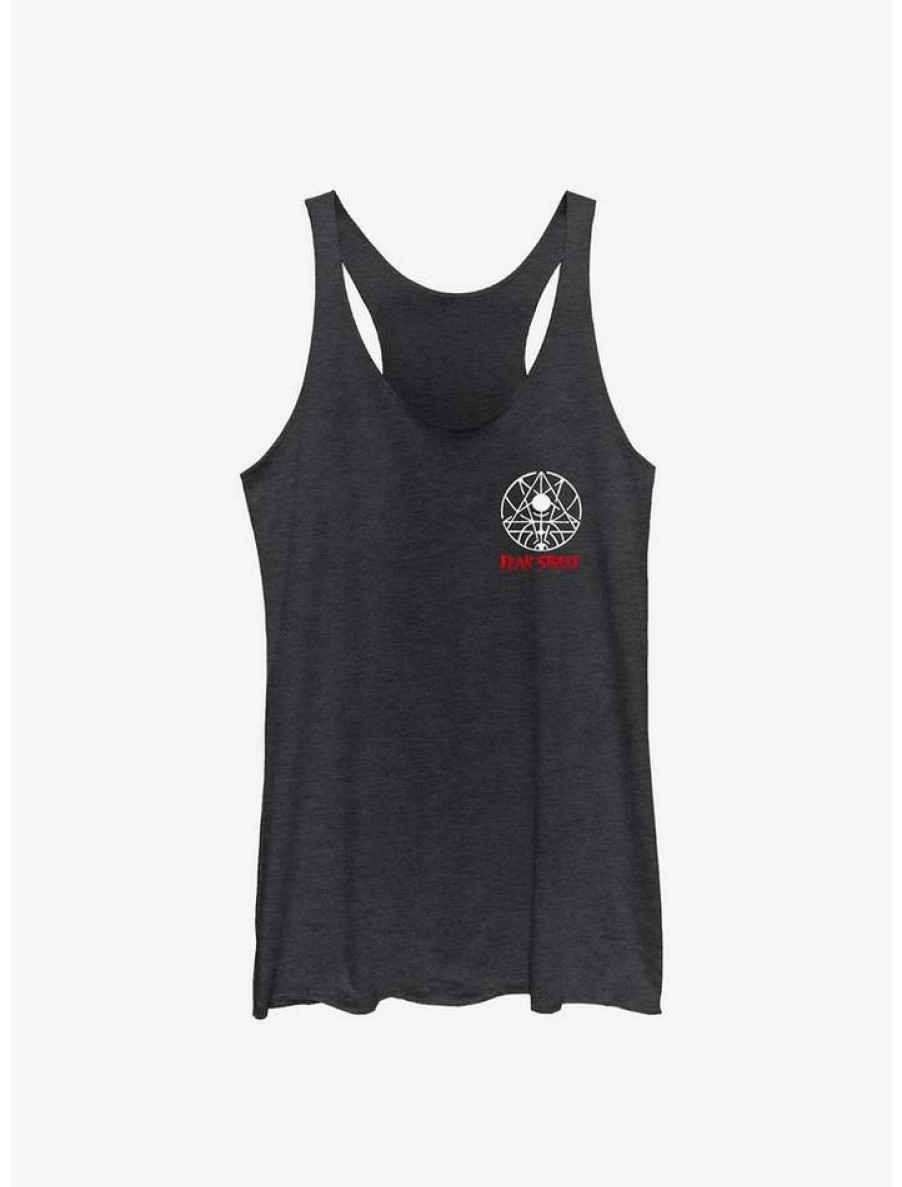 Girls * | Wholesale Fear Street Witchmark Icon Girls Tank Blk Htr