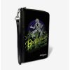 Backpacks & Bags * | Best Reviews Of Beetlejuice Sitting On Tombstone Zip Around Wallet