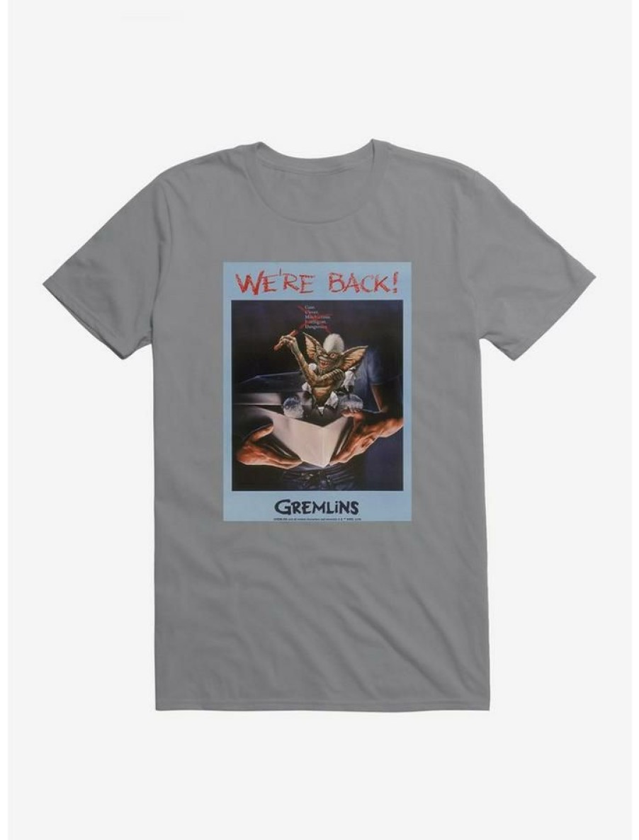 Guys * | Flash Sale Gremlins Stripe We'Re Back Polaroid T-Shirt