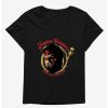 Tees * | Best Reviews Of Jeepers Creepers Peepers Girls T-Shirt Plus Size Black