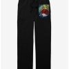 Guys * | Discount Jim Henson'S Fraggle Rock All The Beets Pajama Pants Black