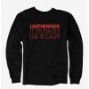 Guys * | Outlet Texas Chainsaw Massacre Title Logo Sweatshirt Black