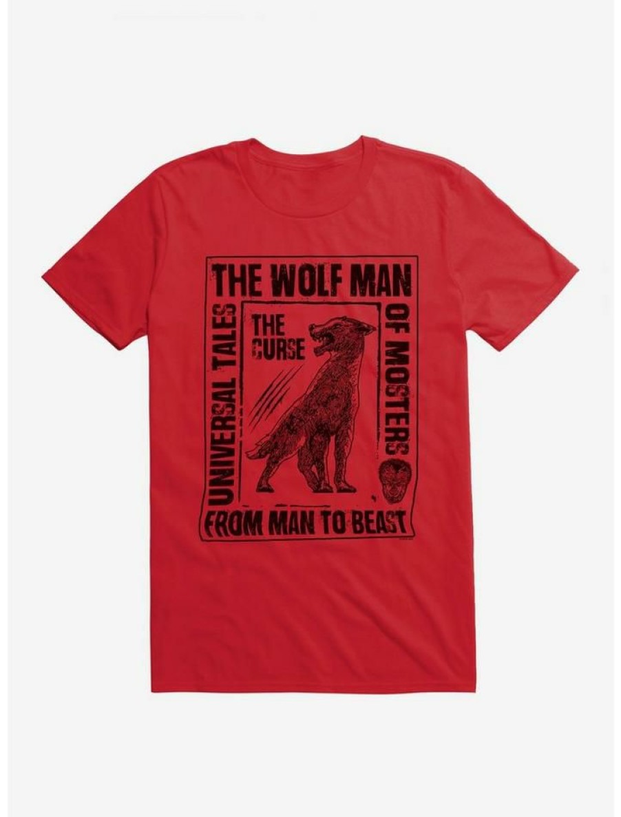 Guys * | Wholesale Universal Monsters The Wolf Man Tales Of The Beast T-Shirt