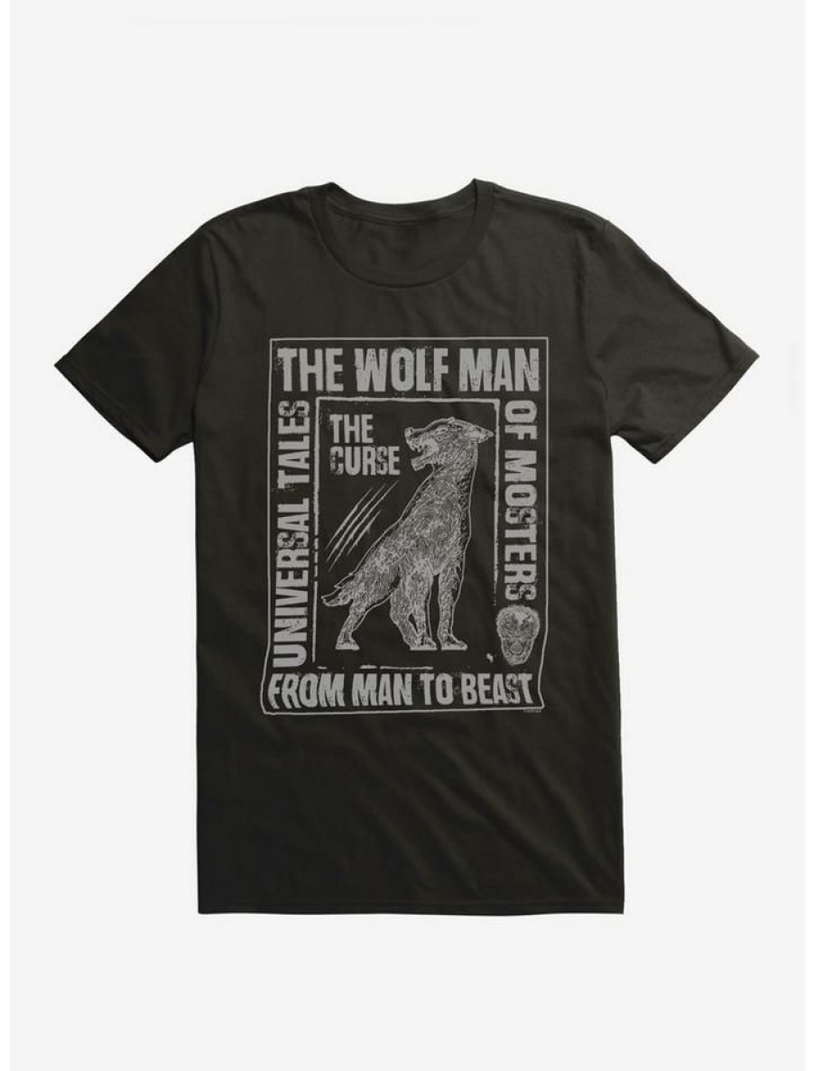 Guys * | Wholesale Universal Monsters The Wolf Man Tales Of The Beast T-Shirt