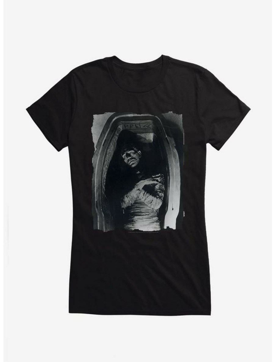 Tees * | Best Reviews Of Universal Monsters The Mummy In The Sarcophagus Girls T-Shirt