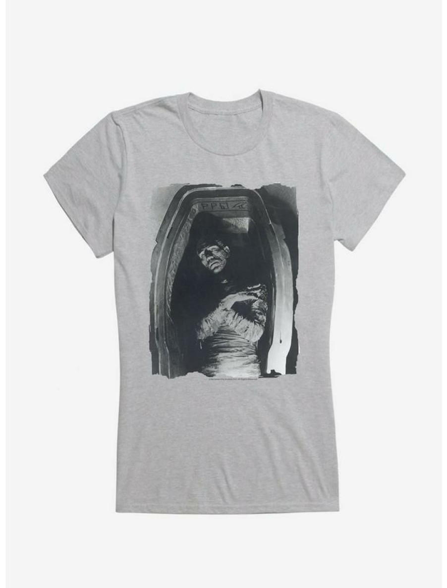 Tees * | Best Reviews Of Universal Monsters The Mummy In The Sarcophagus Girls T-Shirt