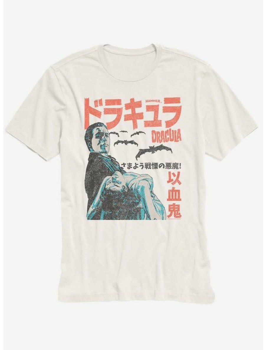 Tees * | New Universal Monsters Dracula Japanese Vintage Boyfriend Fit Girls T-Shirt Multi