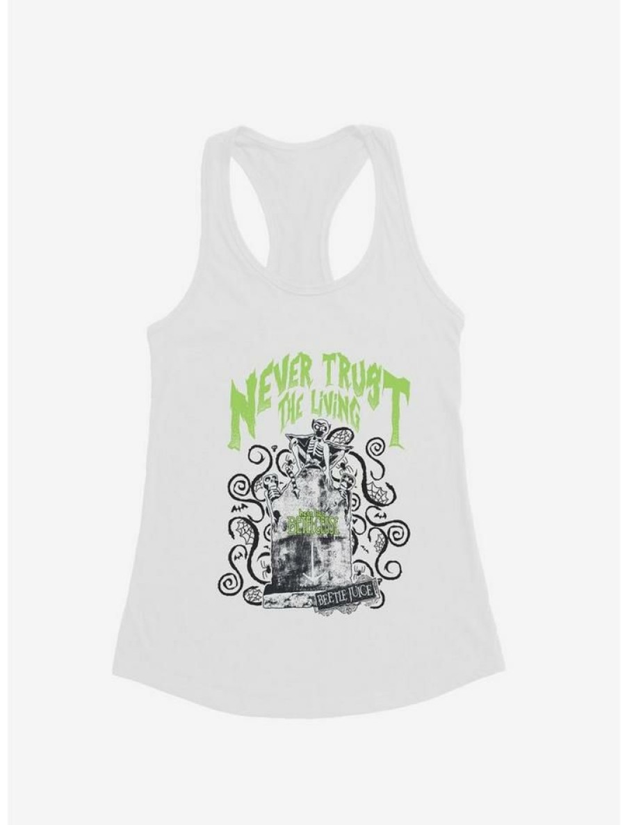 Girls * | Discount Beetlejuice Never Trust The Living Girls Tank