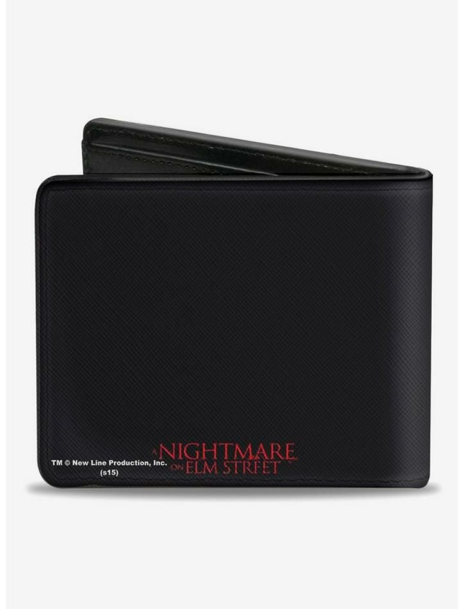 Backpacks & Bags * | Best Deal A Nightmare On Elm St Never Sleep Bifold Wallet