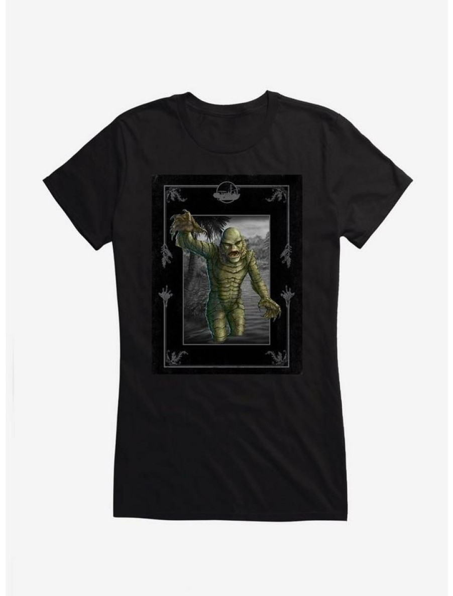 Tees * | Top 10 Universal Monsters The Creature From The Lagoon Out The Water Girls T-Shirt